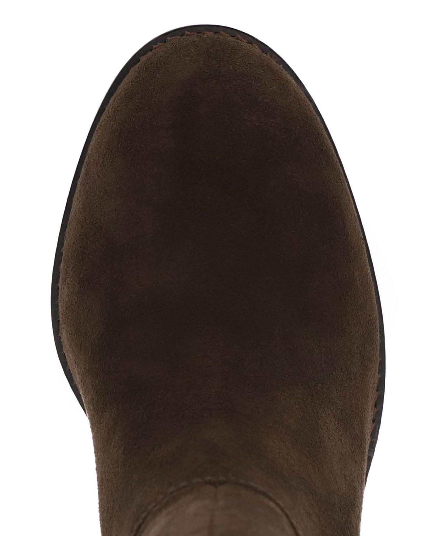Женские ботинки MIA Laurie Block Heel Faux Leather, цвет: Тёмно-коричневый — фото 4