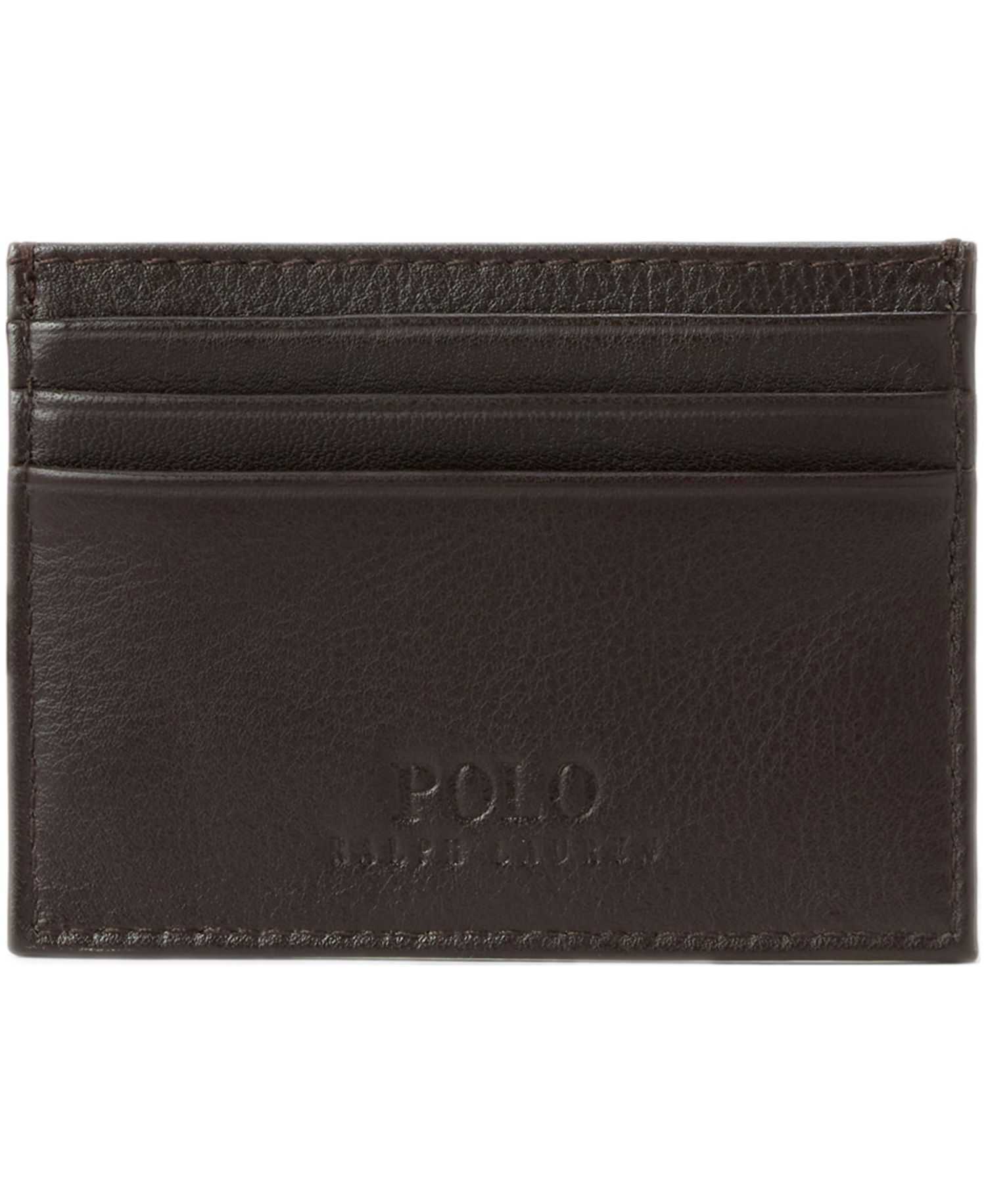 Men's Pebbled Leather Card Case