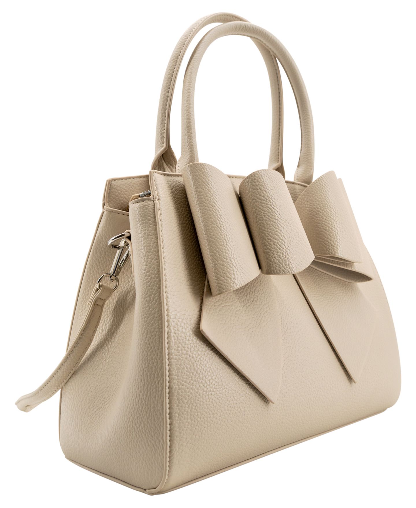 Женская сумка LIKE DREAMS Grace Bowtie Top Handle Medium Satchel Handbag, цвет: Белый — фото 3