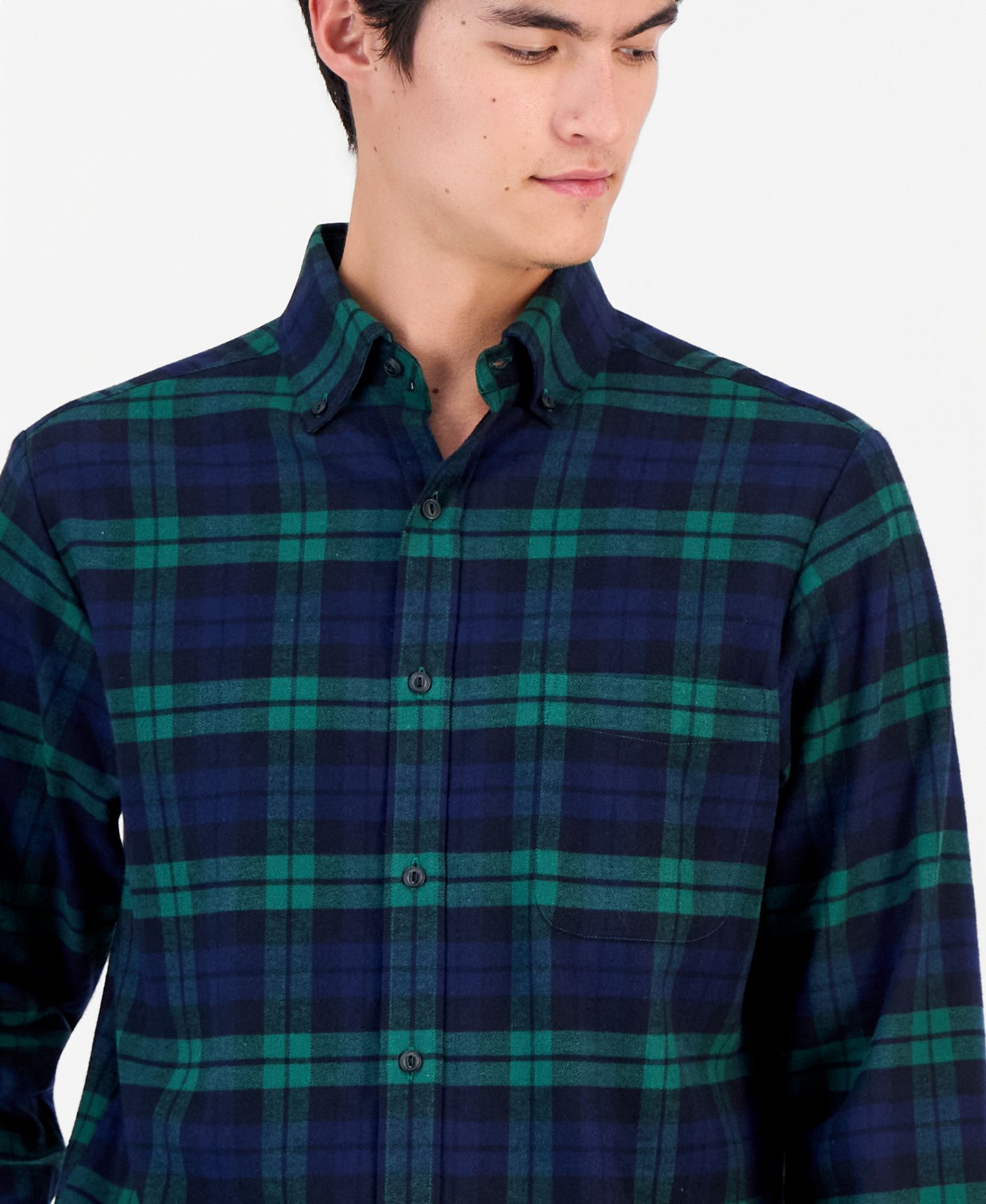 Men's Long-Sleeve Flannel Shirt