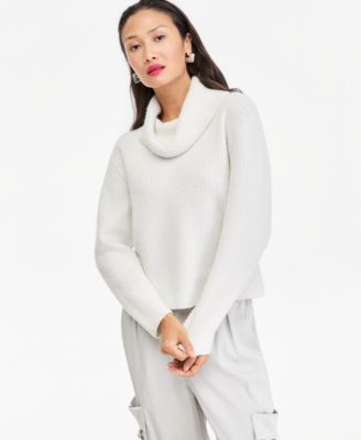 Women's Cowl-Neck Long-Sleeve Sweater