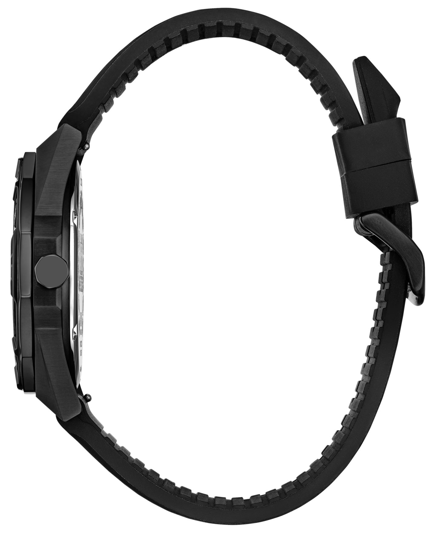 Мужские часы Citizen Marvel Black Panther Black Silicone Strap Watch 42mm — фото 2