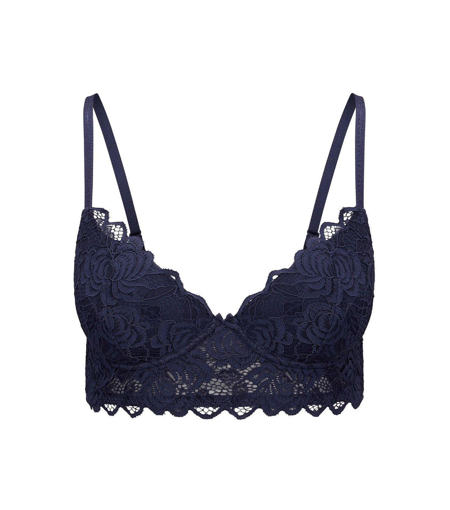 Laurelyne Push-Up Plunge Longline Bra
