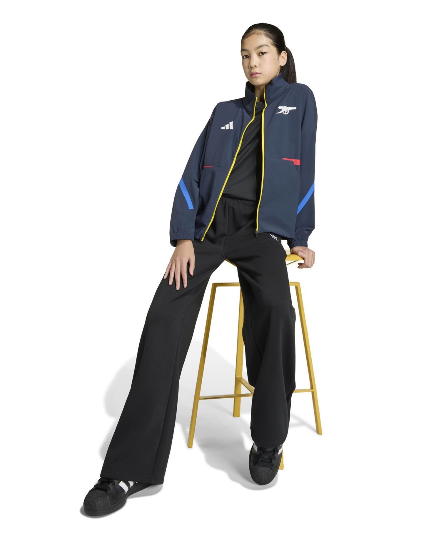 Boys' and Girls' Arsenal 2025/26 Club Anthem Full-Zip Hooded Jacket