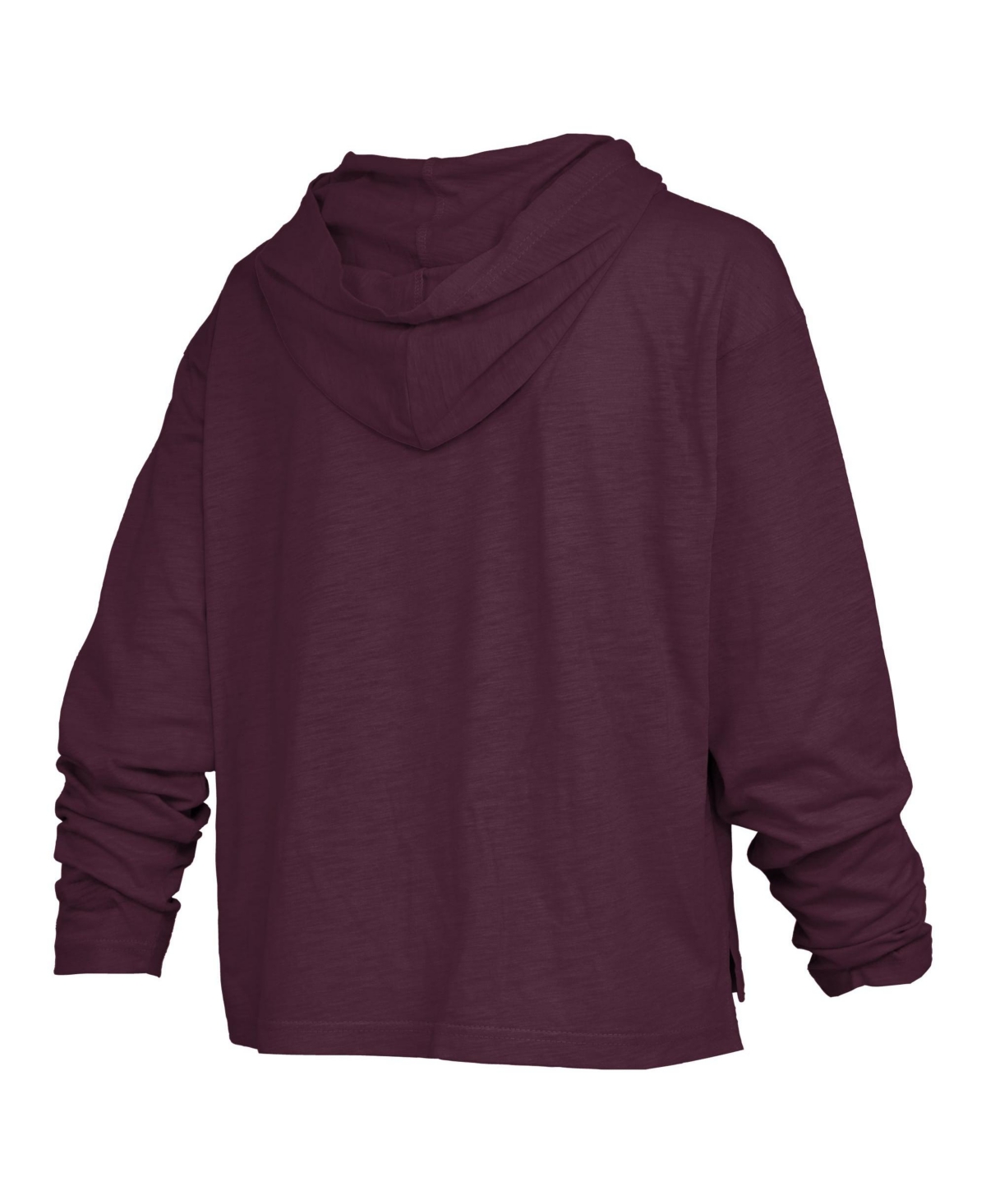 Pressbox Women's Castillo Virginia Tech Hokies Oversized Slub Hooded T-Shirt