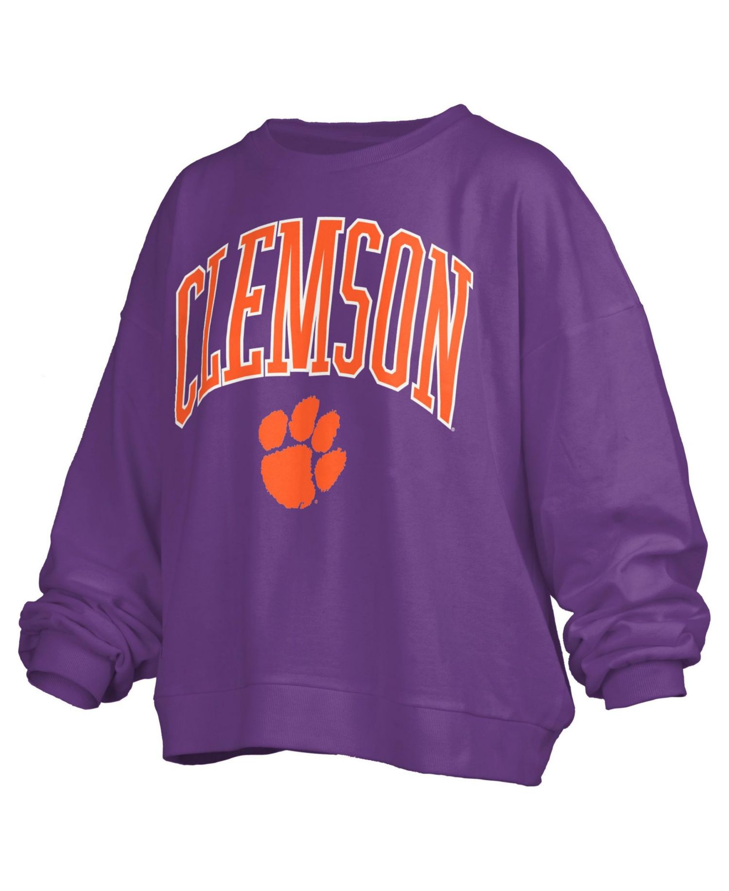 Women's Clemson Tigers Janise Oversized Fleece Sweatshirt