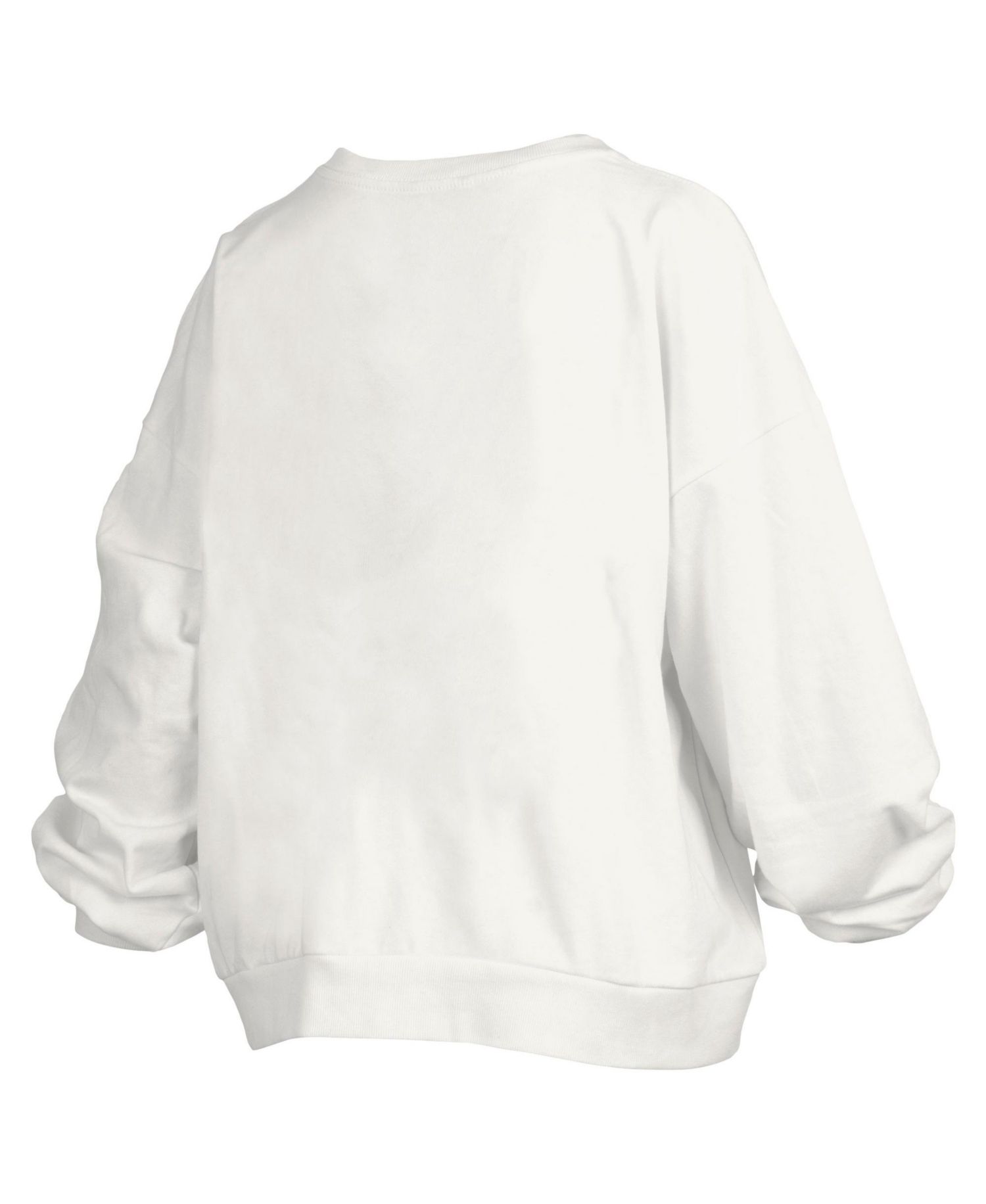 Women's Kansas Jayhawks Janice Retro Logo Oversized Graphic Pullover Sweatshirt