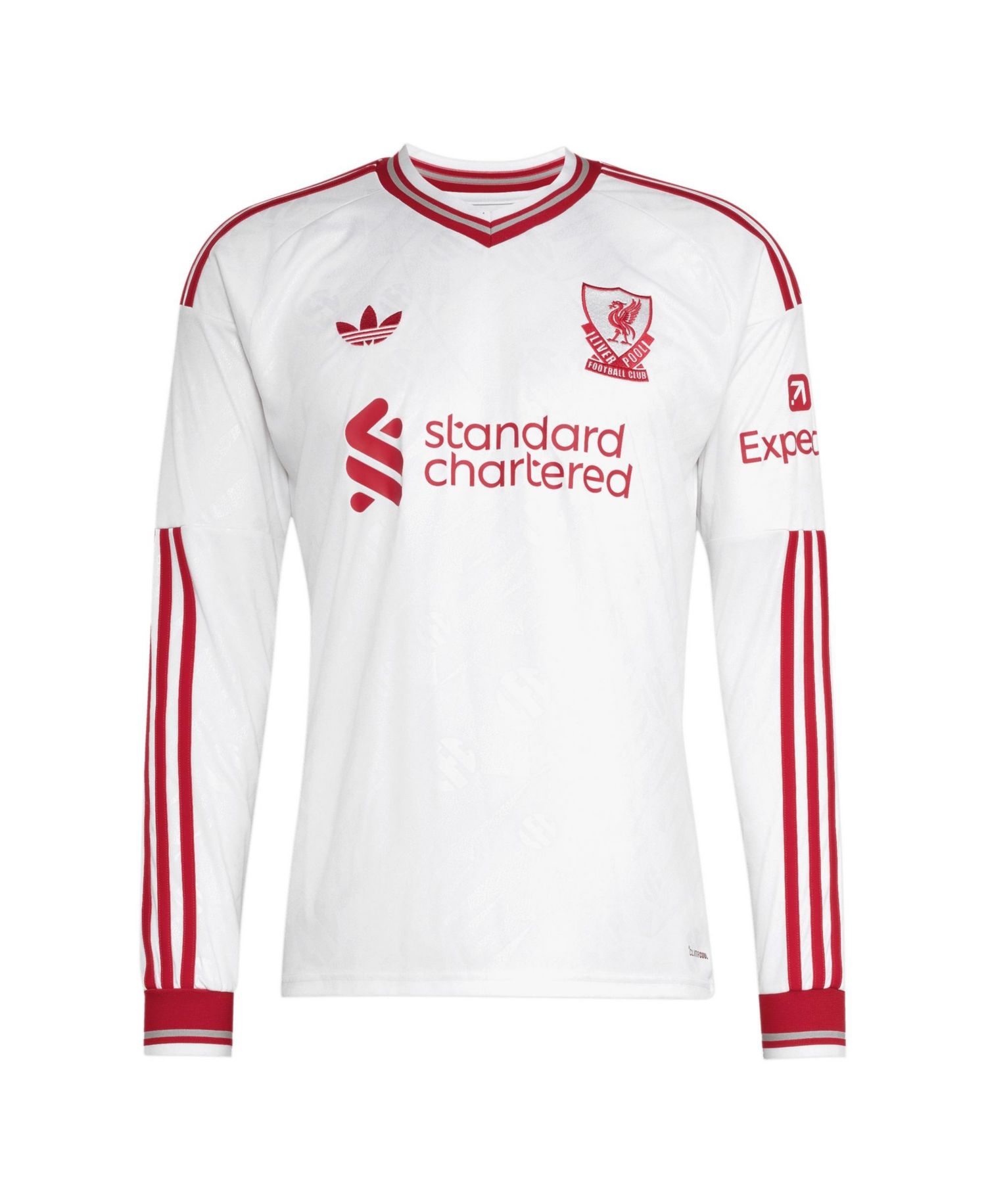 Men's Hugo Ekitike White Liverpool 2026/27 Away Replica Long Sleeve Jersey