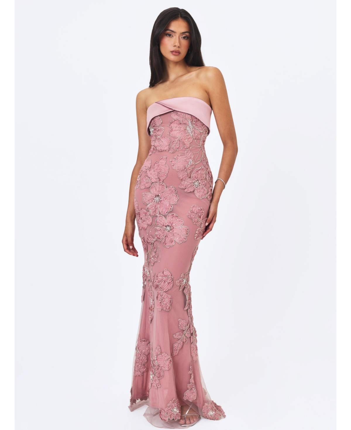 Miss Circle Women's Raphaela Corset Strapless Mermaid Dress