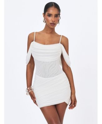 Women's Umnia Off-the-Shoulder Ruched Mini Dress