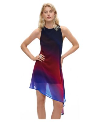 Women's Asymmetric tulle dress