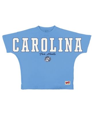 Women's North Carolina Tar Heels Flannigan Oversized Short Dolman Sleeves T-Shirt