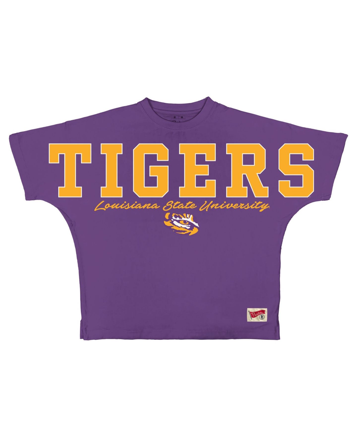 Женская футболка Pressbox LSU Tigers Flannigan Oversized Graphic — фото 1