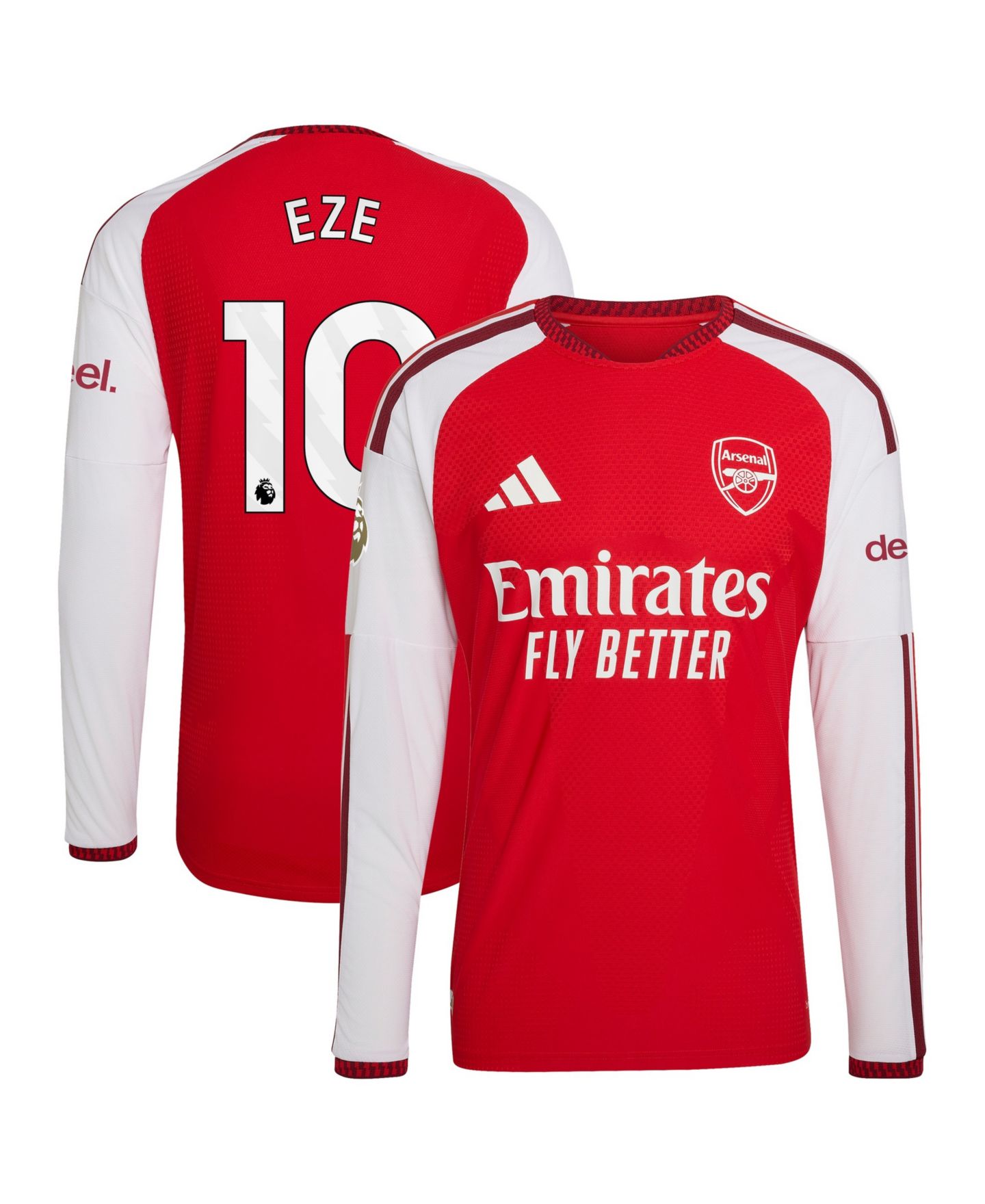 Мужской топ adidas Arsenal FC Eberechi Eze Authentic Slim-Fit Long Sleeve Jersey — фото 1