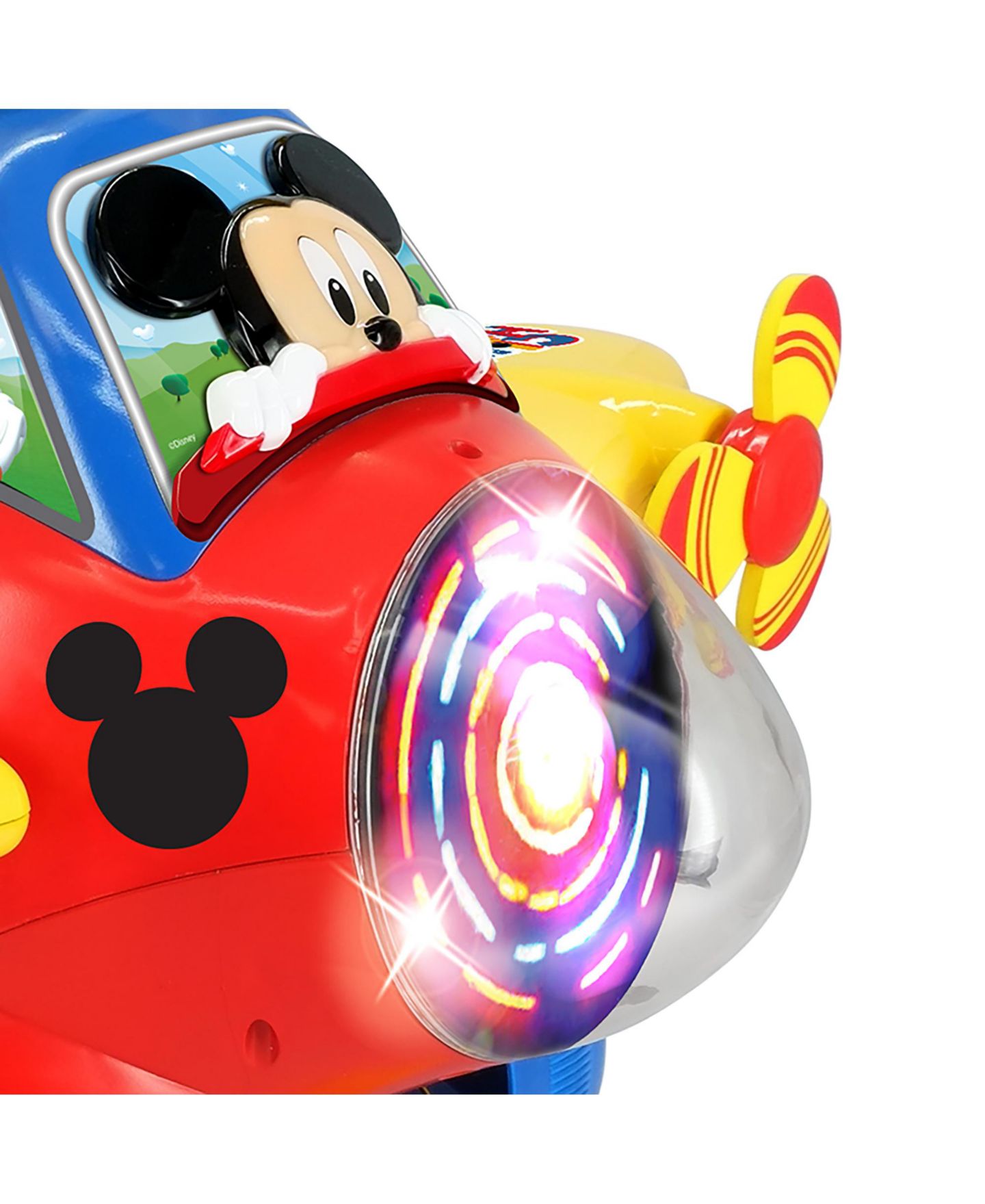 Детская игрушка Disney Activity Plane Ride-On: Mickey with Lights and Sounds, Ages 1+ — фото 9
