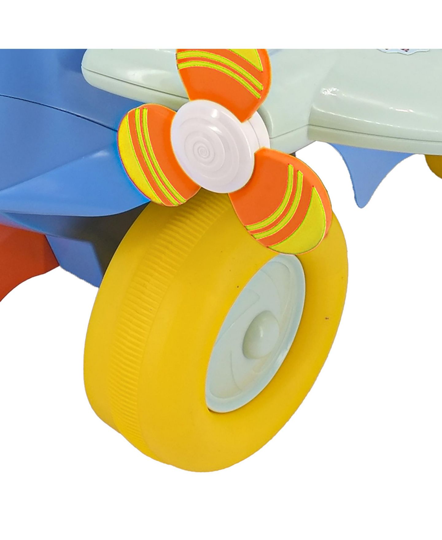 Детская игрушка Disney Stitch Spinning Lights Interactive Ride-On Plane, 20.06" x 17.32" x 16.34", Ages 1+ — фото 7