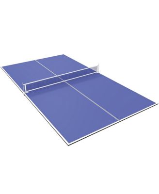 9 Feet Folding Table Tennis Ping Pong Table Conversion Top with Net