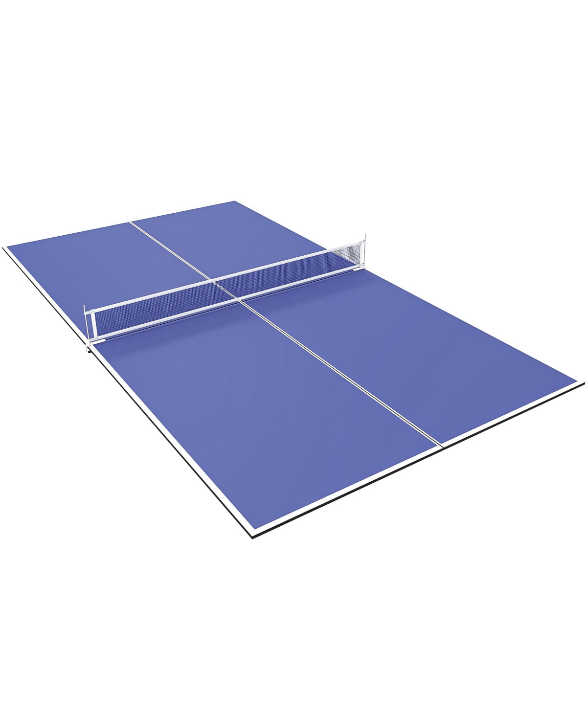 Soozier 9 Feet Folding Table Tennis Ping Pong Table Conversion Top with Net