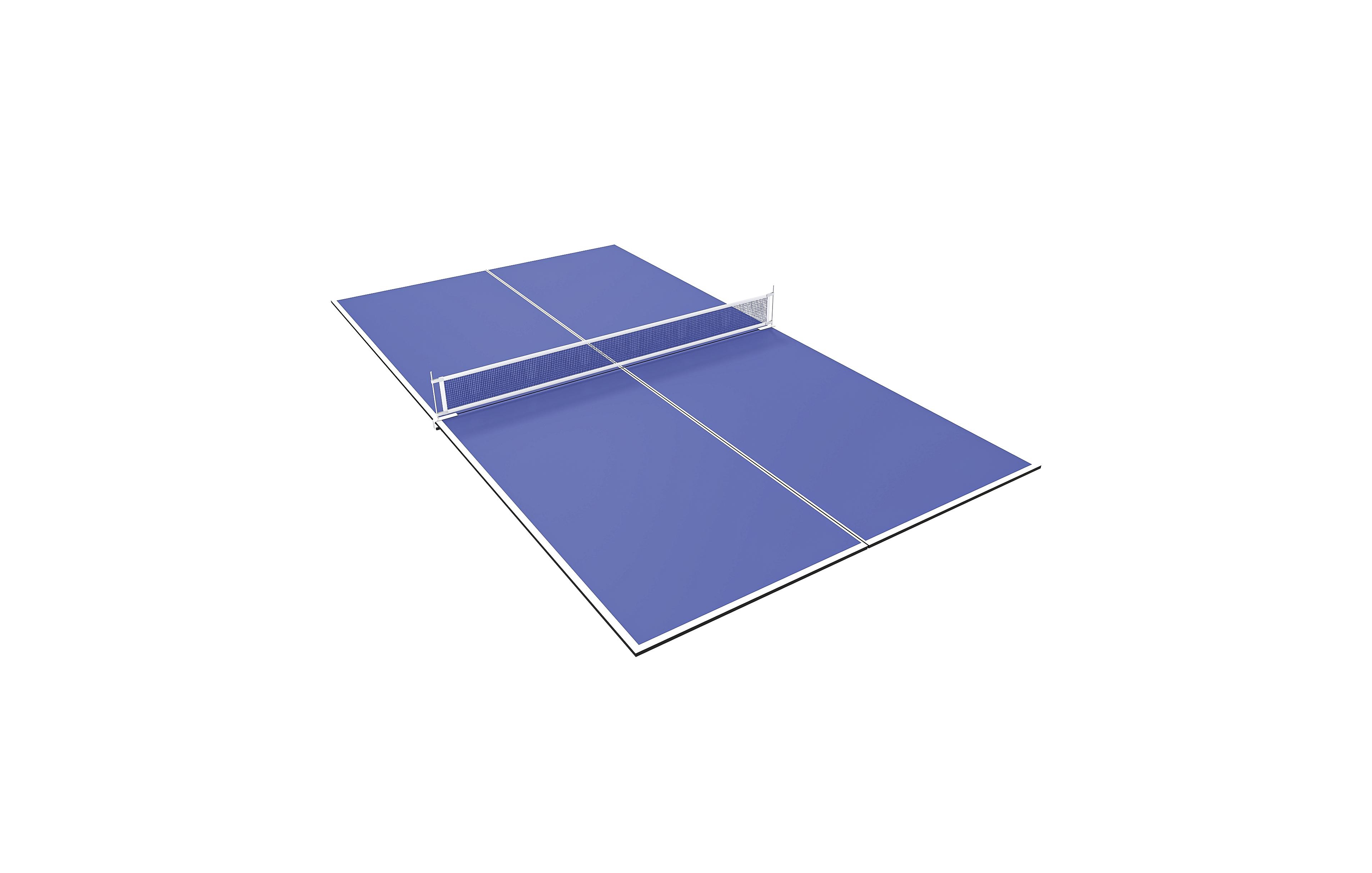 Soozier 9 Feet Folding Table Tennis Ping Pong Table Conversion Top with Net