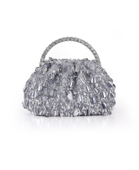 Женский клатч Jewel Badgley Mischka Remy Mixed Sequin Pouch Clutch
