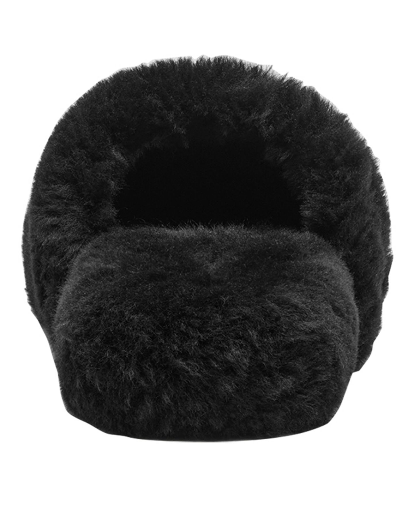 Женские тапочки COACH Slipper In Shearling Slip-On Slippers, цвет: Чёрный — фото 3