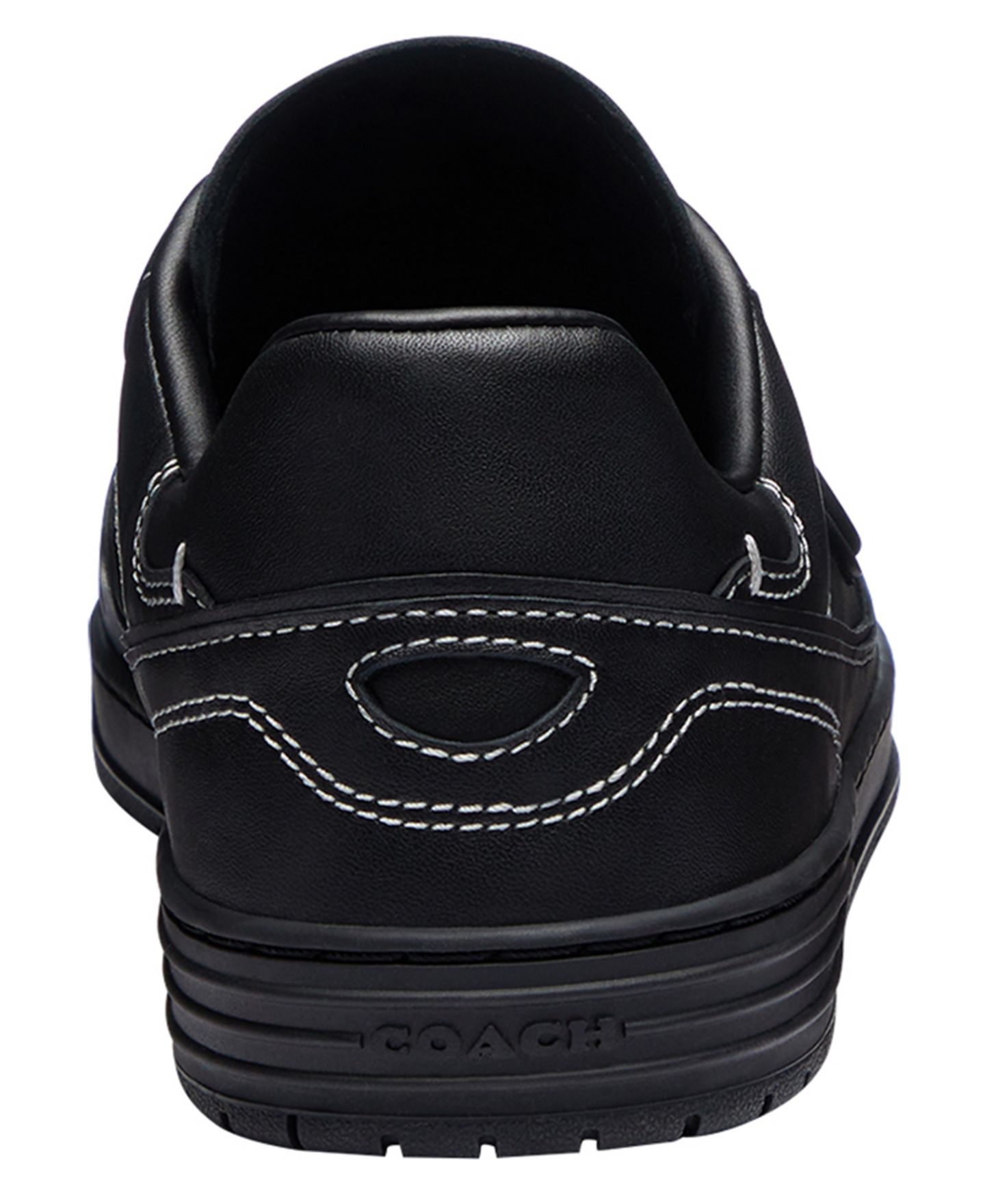 Женские кроссовки COACH Soft Soho Lace-Up, цвет: Чёрный кожаный — фото 3