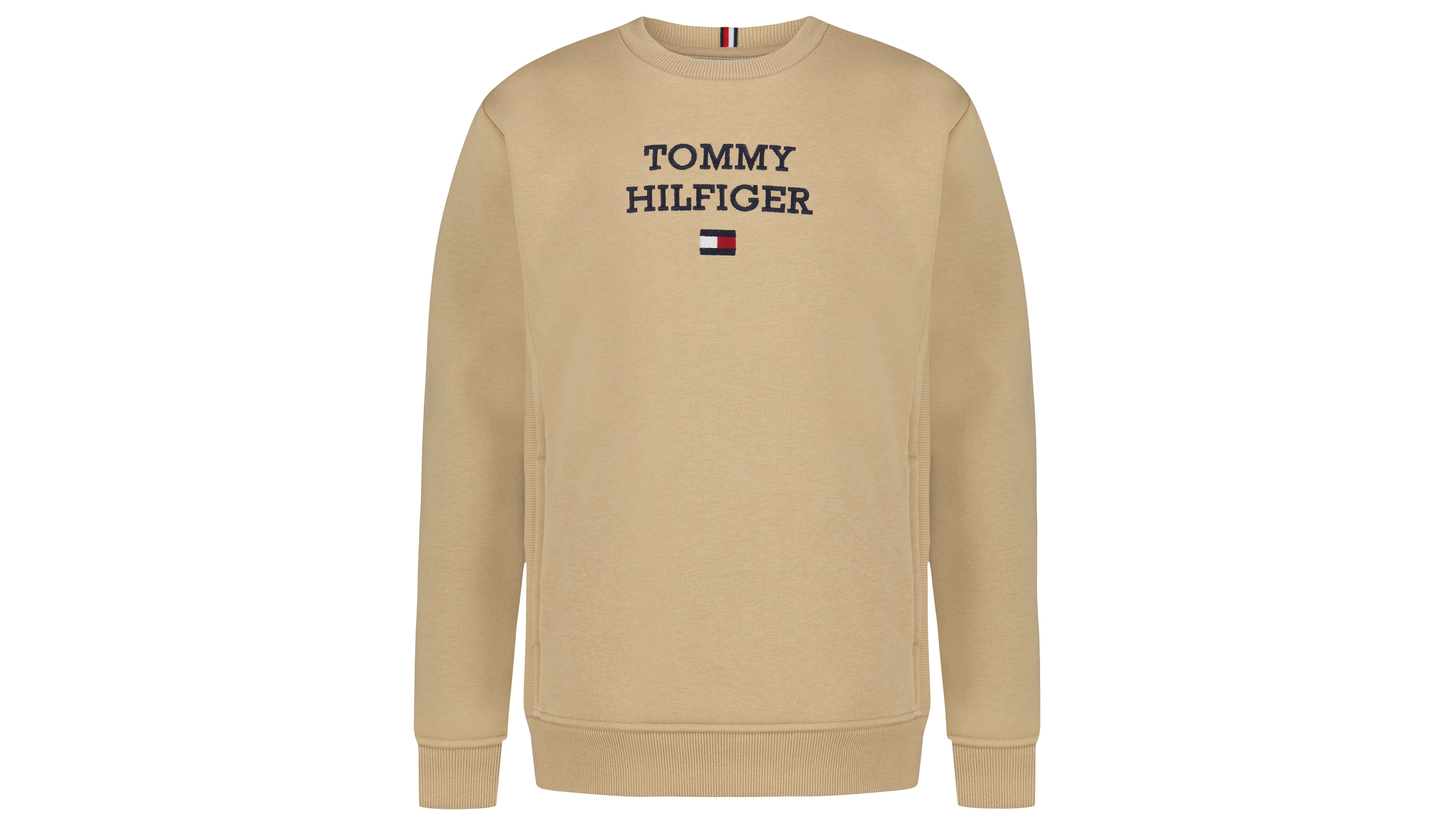 Tommy Hilfiger Women's Classic Lockup Crew Fleece Crewneck Pullover Sweatshirt, Created for Macy's