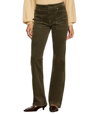 Petite Play Date High-Waist Bootcut Corduroy Pants