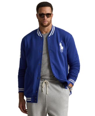 Men's Big & Tall Big Pony Fleece Baseball Jacket