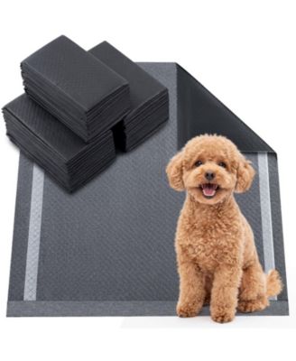 24 x 24 Inch 6-Layer Leak-Proof Dog Pads with Activated Carbon Odor Control 150 Count