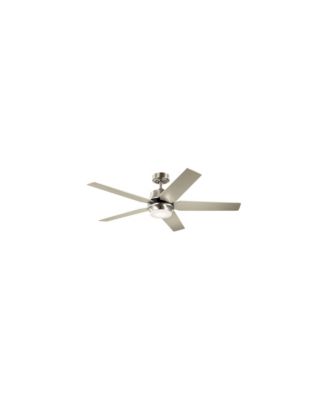 52" Brushed Stainless Steel LED Ceiling Fan