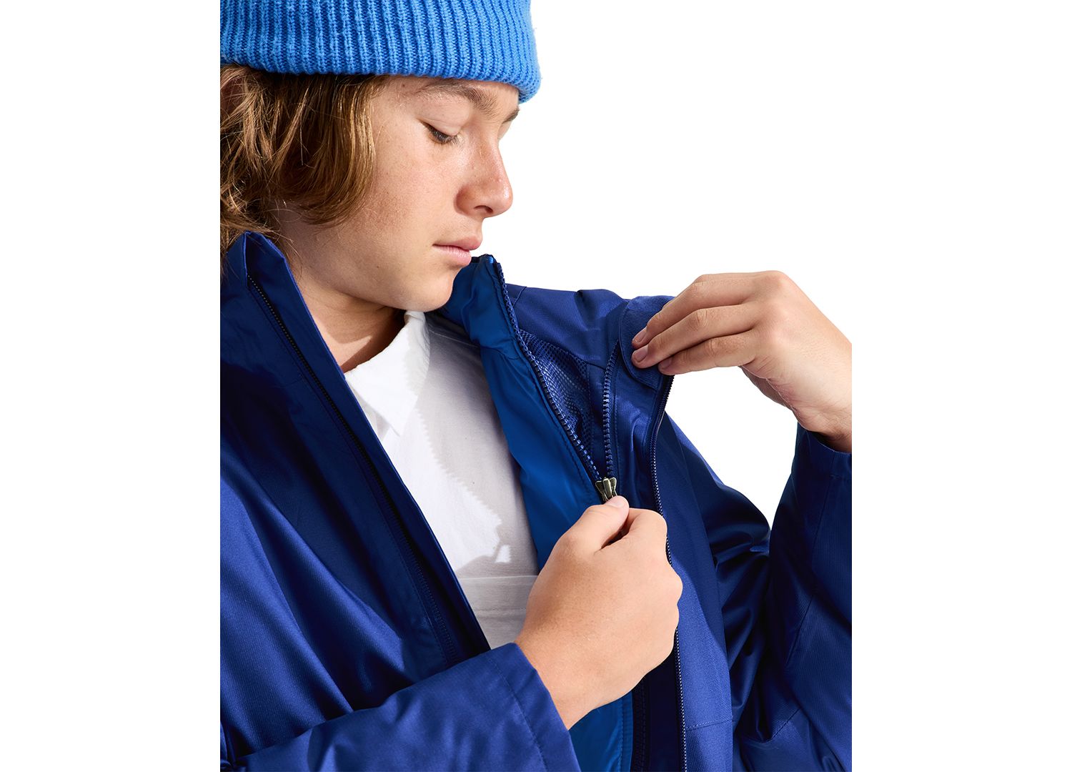 Boys' and Girls' Perrito 4-N-1 Waterproof Hooded Reversible Jacket