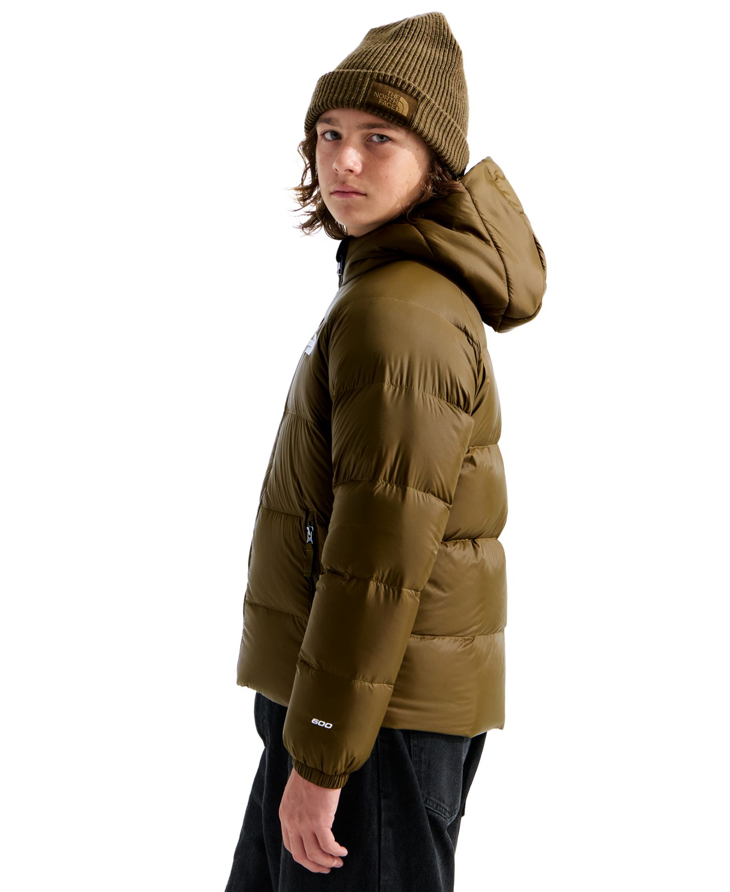 Boys' 8-20 Hydrenalite™ Hooded 600 Fill Down Jacket