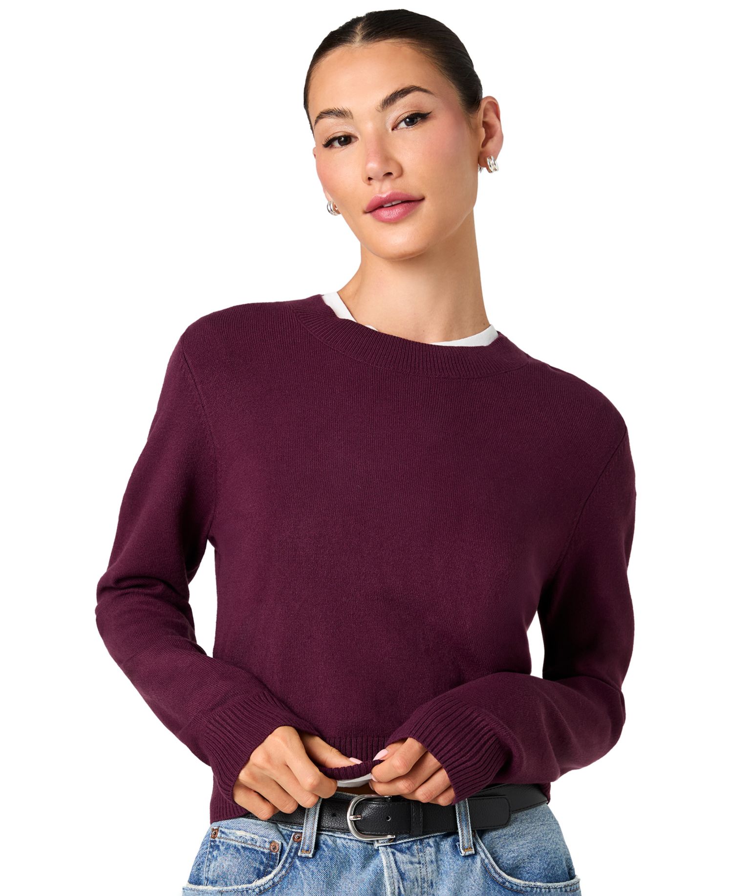 Women's Babysoft Crew Neck Long Sleeve Sweater