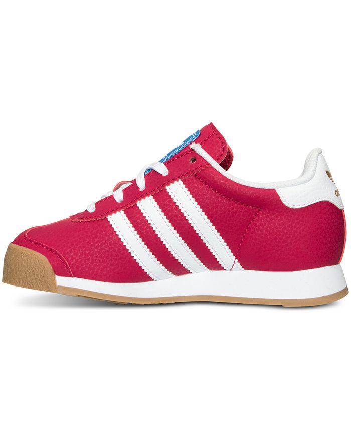 adidas Little Girls' Samoa Casual Sneakers from Finish Line - Macy's