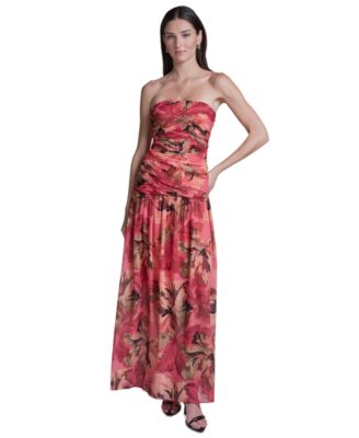 Women's Strapless Maxi Dress