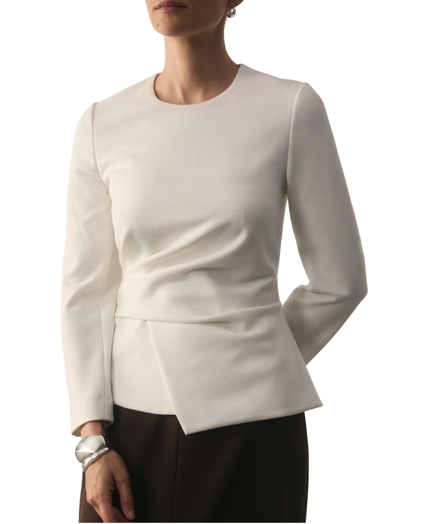Women's Malone Long-Sleeve Peplum Blouse