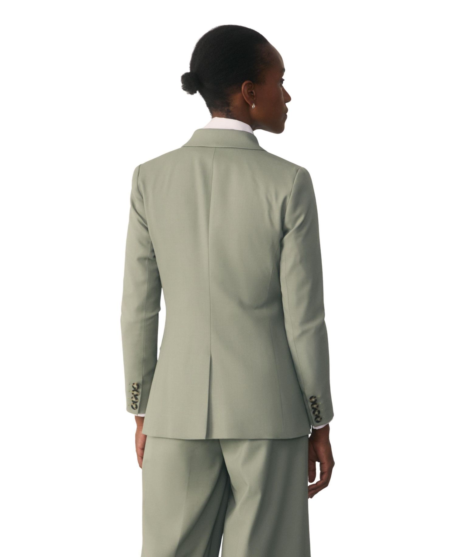 Women's Double-Breasted Stretch Blazer