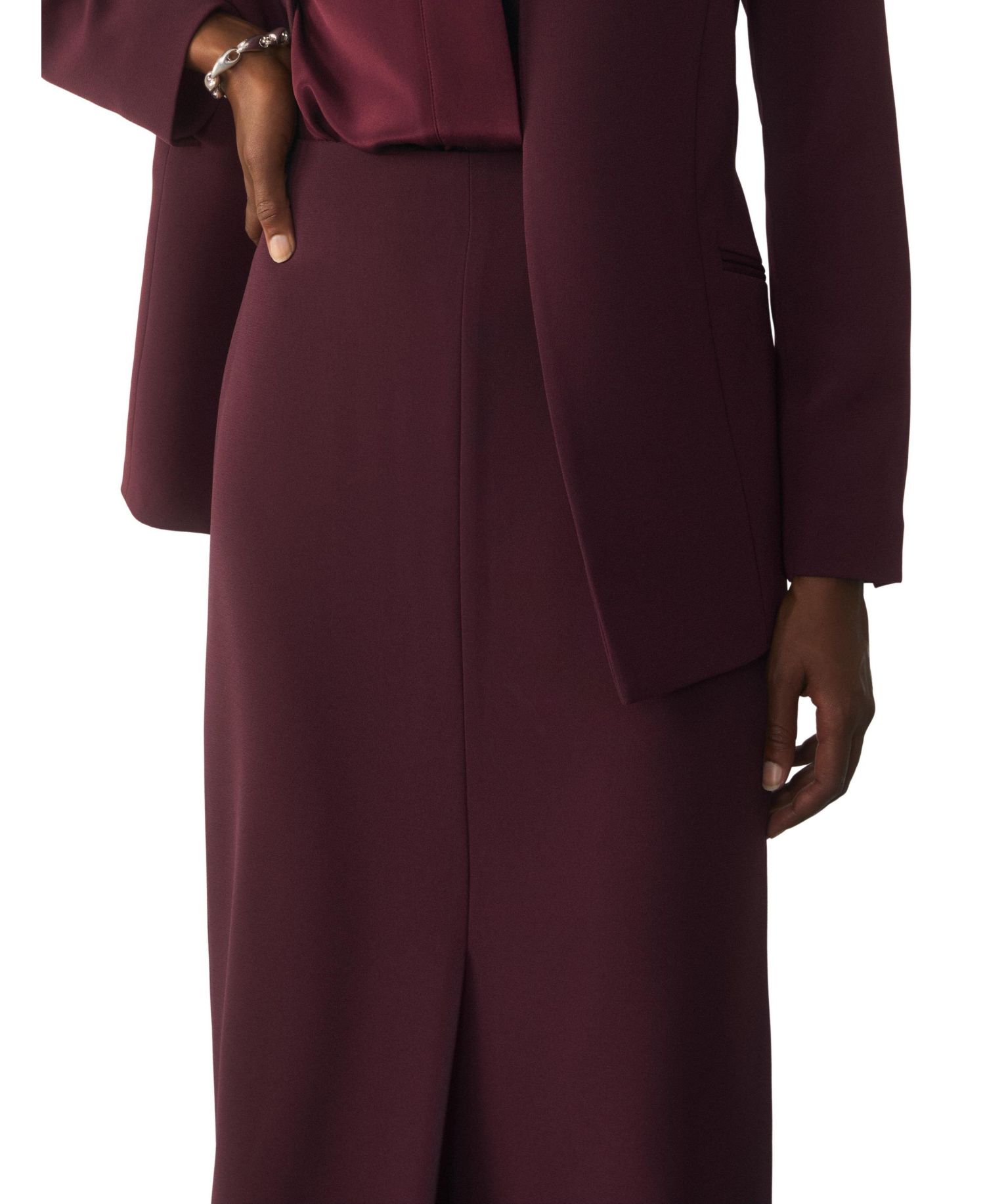 Women's Oliena High-Waisted Midi Pencil Skirt