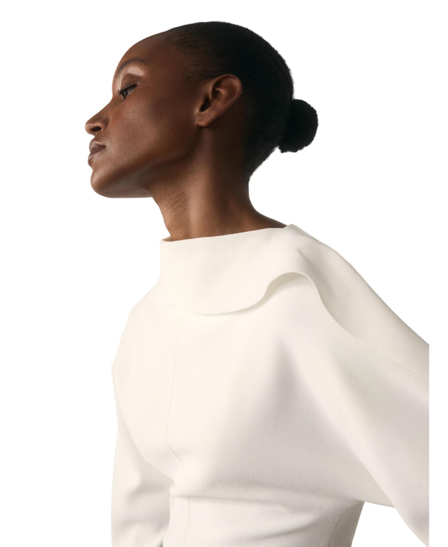 Women's Riesi Asymmetric-Neck 3/4-Sleeve Knit Top
