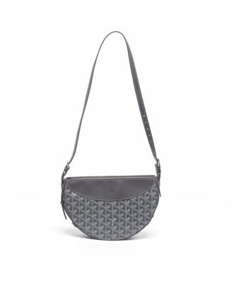 Goyardine Canvas and Leather Shoulder Bag