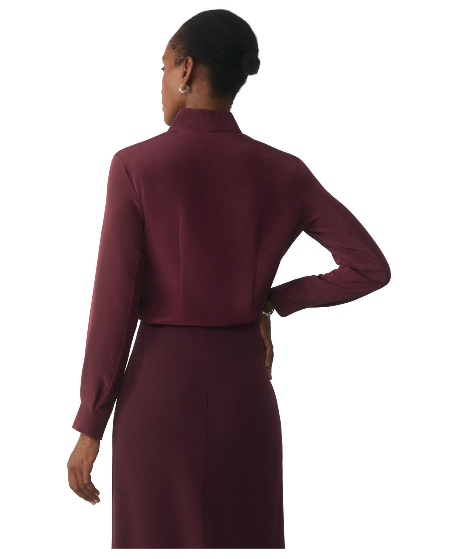 Women's Bowery Stretch Silk Blouse