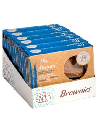 Fresh Baked Cayenne and Cinnamon Chocolate Brownies Gourmet Boxes, 12-Piece
