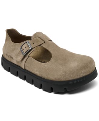 Women's Paris Chunky Suede Platform Mary Jane Sandals from Finish Line