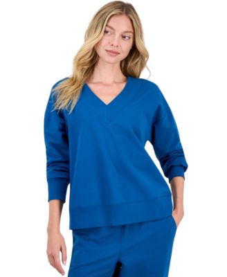 Women's Fleece V-Neck Sweatshirt