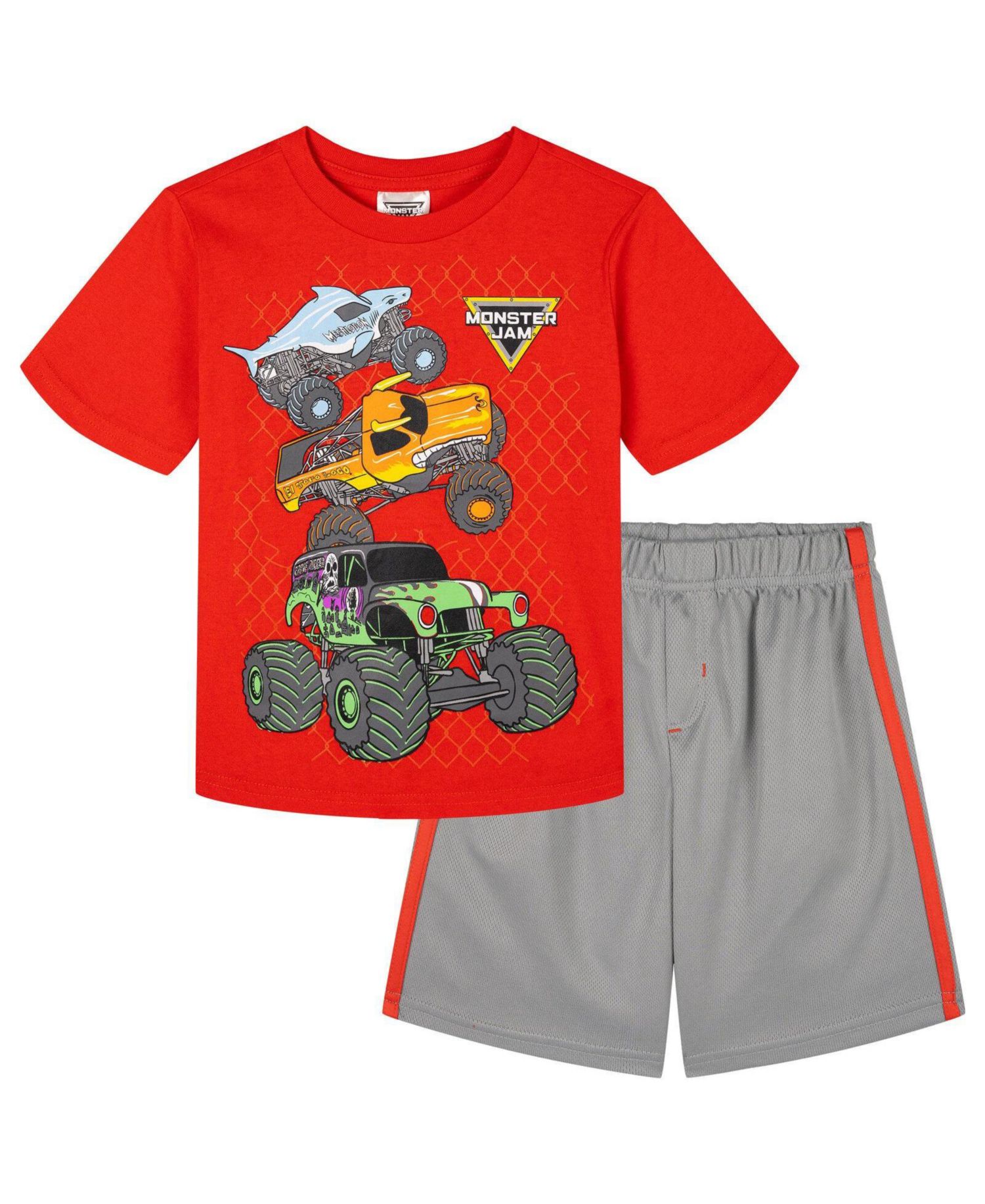 Boys' 4-20 Graphic Athletic T-Shirt and Shorts, 2-Piece Set