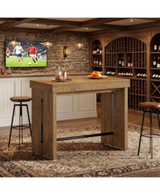 41.34" Bar Table with Footrest
