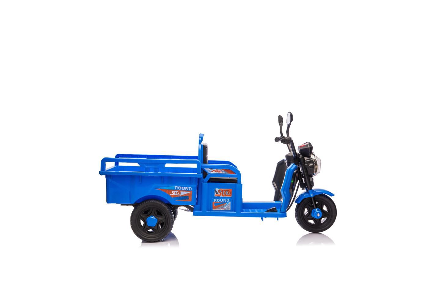 Детская игрушка YOBTOP Kids Ride-On Electric Cargo Truck with LED Lights, 110 lbs. Capacity, Ages 3–6, цвет: Синий — фото 7