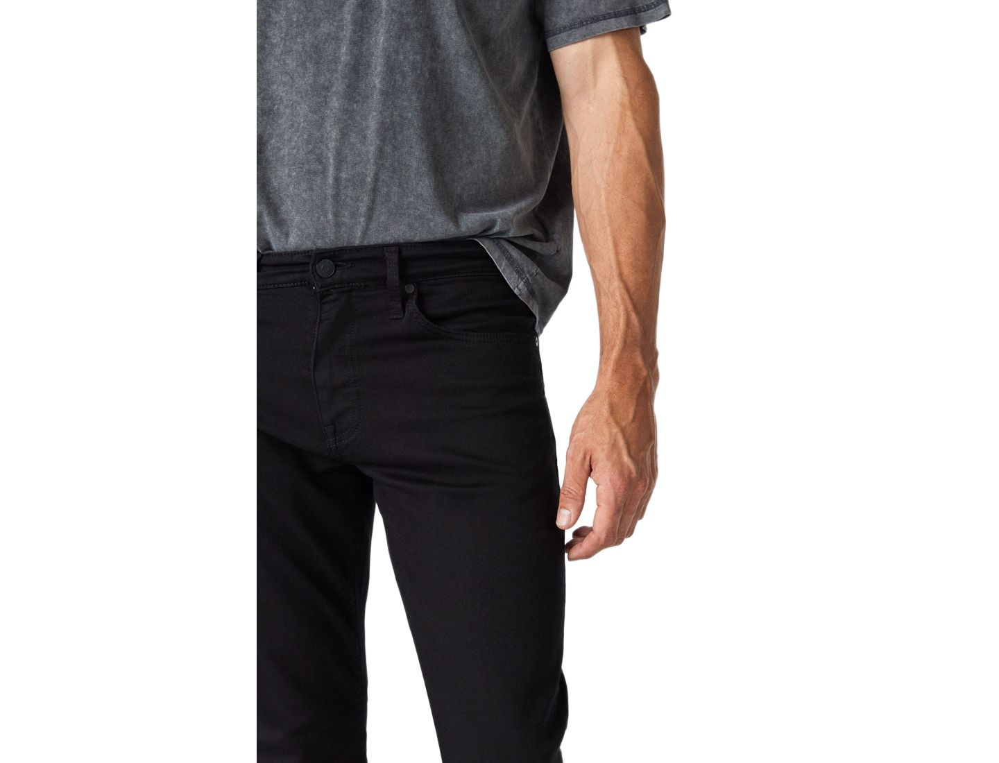 Мужские джинсы Mavi Jeans Matt Regular Rise Relaxed Leg In Double Supermove, цвет: Чёрный — фото 5