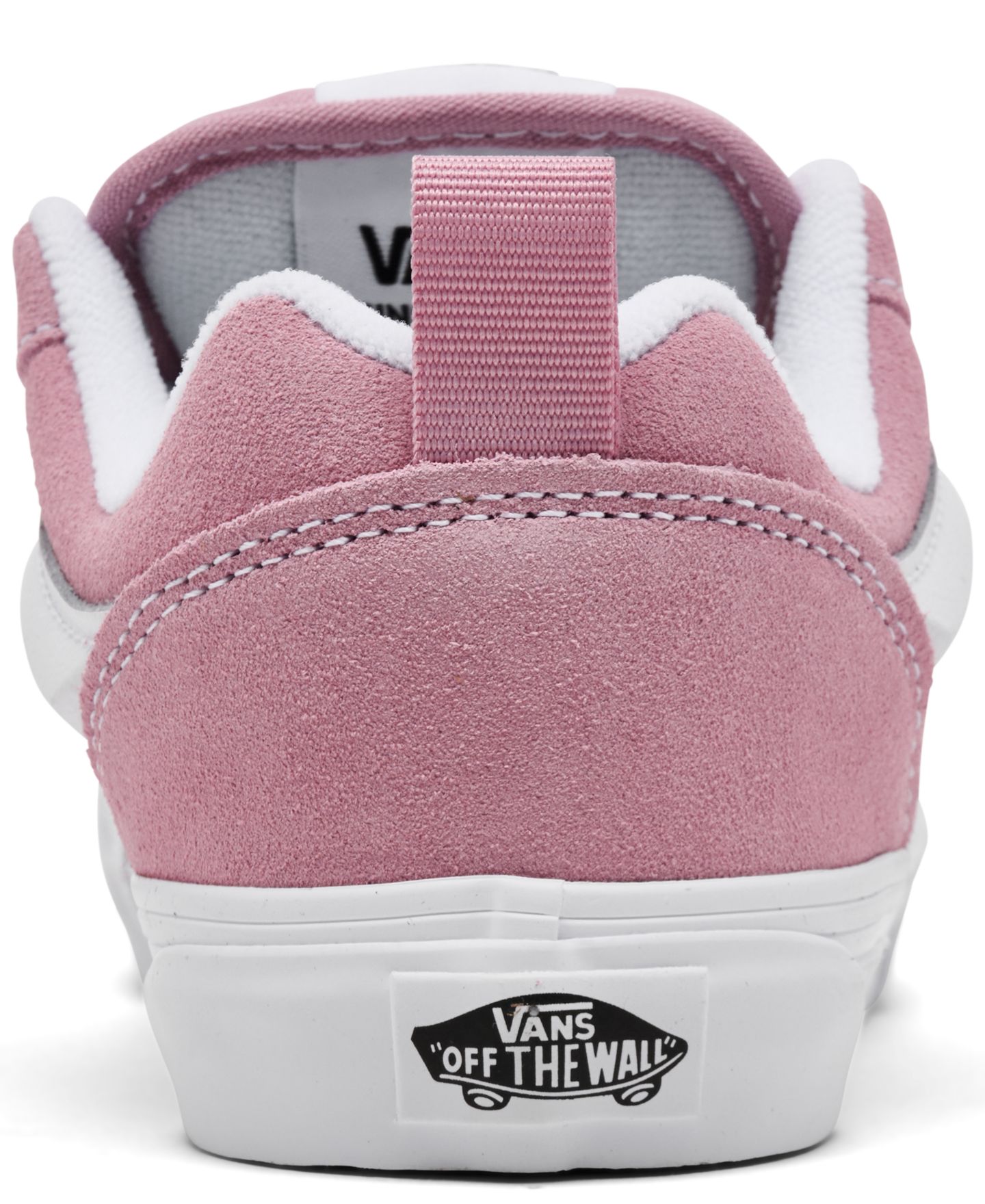 Кроссовки Vans Knu Skool Puffy Tongue and Ankle Collar Oversized Laces Sneakers from Finish Line для девочек, цвет: Розовый — фото 4